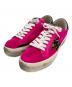 GOLDEN GOOSE（ゴールデングース）の古着「May hot pink leopard super star low top sneakers ヴィンテージ加工ローカットスニーカー」｜ピンクベージュ