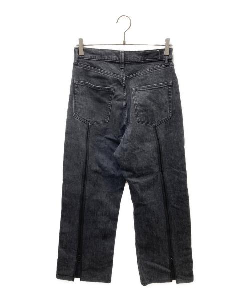 THE NEWHOUSE（ザ ニューハウス）THE NEWHOUSE (ザ ニューハウス) TNH JEANS バックジップデニムパンツ ブラック サイズ:26の古着・服飾アイテム