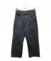 THE NEWHOUSE（ザ ニューハウス）の古着「TNH JEANS バックジップデニムパンツ」｜ブラック