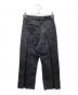 THE NEWHOUSE (ザ ニューハウス) TNH JEANS バックジップデニムパンツ ブラック サイズ:26：10000円