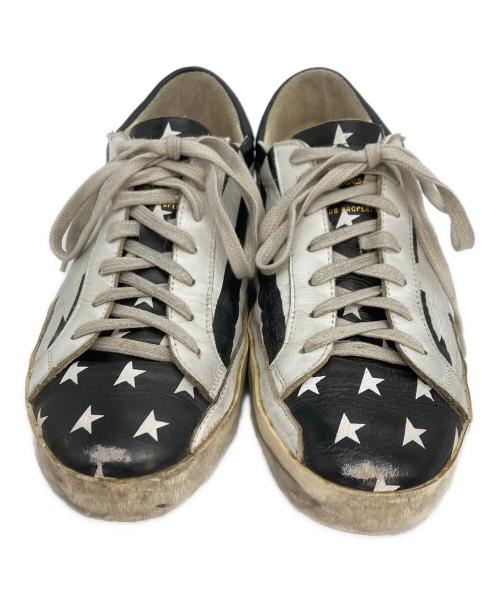 GOLDEN GOOSE（ゴールデングース）GOLDEN GOOSE (ゴールデングース) SUPERSTAR スパースター ブラック×ホワイト サイズ:42の古着・服飾アイテム