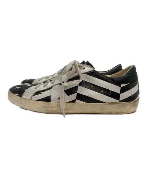 GOLDEN GOOSE（ゴールデングース）GOLDEN GOOSE (ゴールデングース) SUPERSTAR スパースター ブラック×ホワイト サイズ:42の古着・服飾アイテム