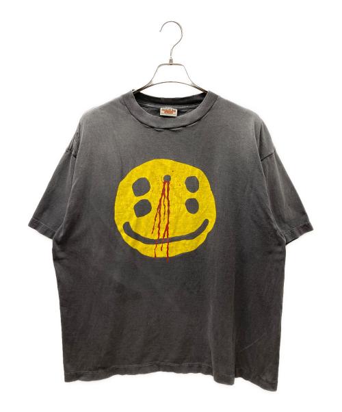 SAINT MICHAEL（セントマイケル）SAINT MICHAEL (セントマイケル) CP SS TEE SMILE BLACK Tシャツ ブラック サイズ:XLの古着・服飾アイテム