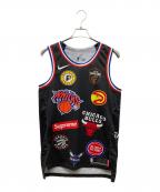 SUPREME×NIKEシュプリーム×ナイキ）の古着「NBA Teams Authentic Jersey ノースリーブカットソー」｜ブラック