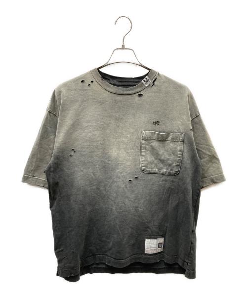 Maison MIHARA YASUHIRO（メゾン ミハラ ヤスヒロ）Maison MIHARA YASUHIRO (メゾン ミハラ ヤスヒロ) SUN FADED フェード加工Tシャツ グレー サイズ:SIZE 46の古着・服飾アイテム