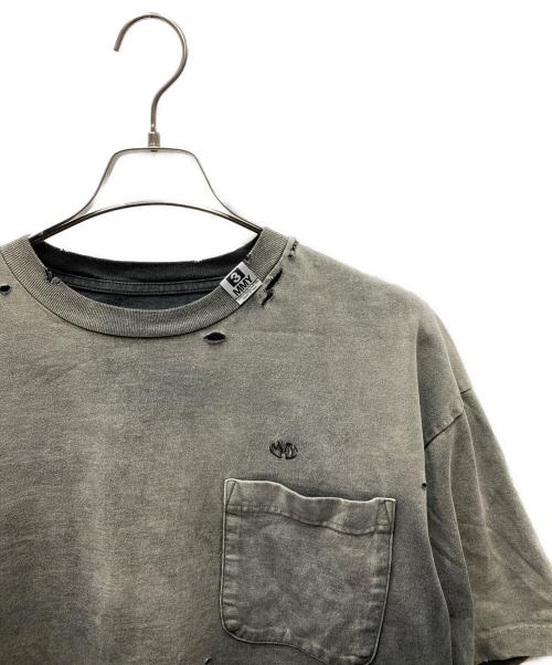 Maison MIHARA YASUHIRO（メゾン ミハラ ヤスヒロ）Maison MIHARA YASUHIRO (メゾン ミハラ ヤスヒロ) SUN FADED フェード加工Tシャツ グレー サイズ:SIZE 46の古着・服飾アイテム