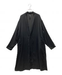 GROUND Y（グラウンドワイ）の古着「Tencel Lawn Button Cardigan テンセル カーディガン」｜ブラック