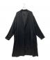 GROUND Y（グラウンドワイ）の古着「Tencel Lawn Button Cardigan テンセル カーディガン」｜ブラック