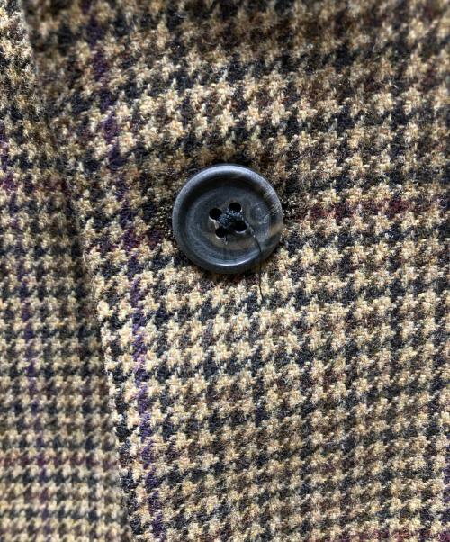 RALPH LAUREN（ラルフローレン）RALPH LAUREN (ラルフローレン) 現行タグ 千鳥格子 ウールテーラード ジャケット ベージュ サイズ:41Ｌの古着・服飾アイテム