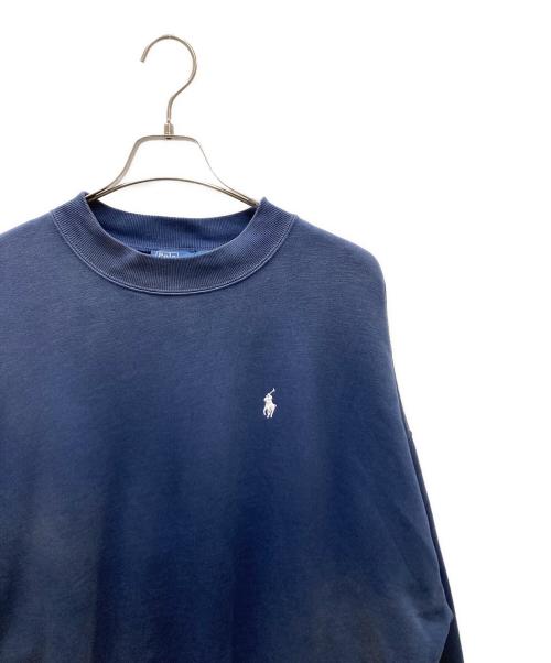 POLO RALPH LAUREN（ポロ・ラルフローレン）POLO RALPH LAUREN (ポロ・ラルフローレン) バックロゴクルーネックスウェット ネイビー サイズ:SIZE Mの古着・服飾アイテム