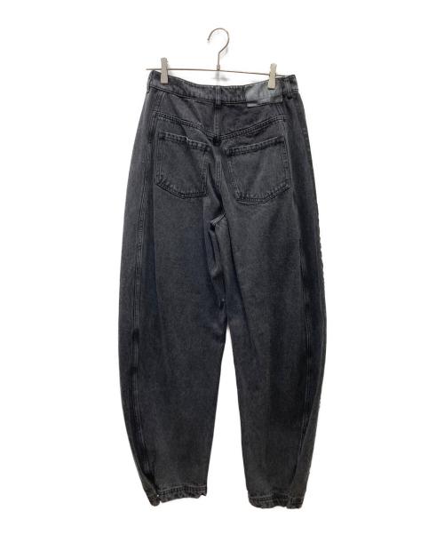 adidas（アディダス）adidas (アディダス) ADILENIUMシーズン3 バナナフィット ウォッシュドデニムパンツ ブラック サイズ:26の古着・服飾アイテム