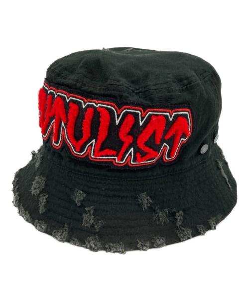 CVTVLIST（カタリスト）CVTVLIST (カタリスト) DAMAGED BUCKET HAT  ダメージドバケットハット ブラック サイズ:FREEの古着・服飾アイテム
