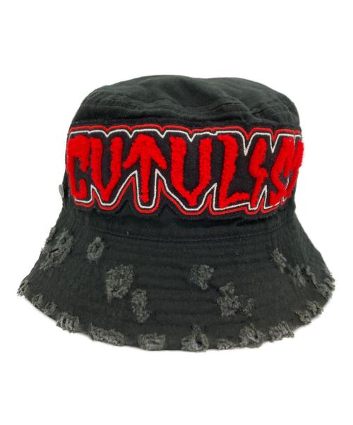CVTVLIST（カタリスト）CVTVLIST (カタリスト) DAMAGED BUCKET HAT  ダメージドバケットハット ブラック サイズ:FREEの古着・服飾アイテム