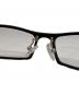 中古・古着 Cartier (カルティエ) 伊達眼鏡 ブラック×レッド サイズ:54□17-135：25000円