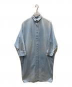 upper hightsアッパーハイツ）の古着「The shirts シャツワンピース」｜ブルー