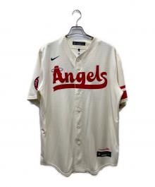 NIKE（ナイキ）の古着「MLBエンゼルスベースボールシャツ OHTANI 17 ゲームシャツ」｜イエロー