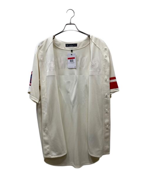 NIKE（ナイキ）NIKE (ナイキ) MLBエンゼルスベースボールシャツ OHTANI 17 ゲームシャツ イエロー サイズ:SIZE L 未使用品の古着・服飾アイテム