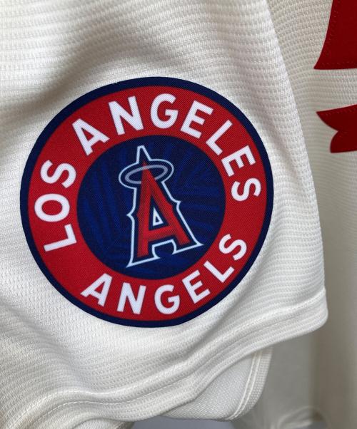 NIKE（ナイキ）NIKE (ナイキ) MLBエンゼルスベースボールシャツ OHTANI 17 ゲームシャツ イエロー サイズ:SIZE L 未使用品の古着・服飾アイテム