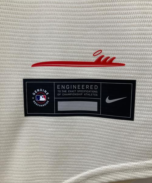 NIKE（ナイキ）NIKE (ナイキ) MLBエンゼルスベースボールシャツ OHTANI 17 ゲームシャツ イエロー サイズ:SIZE L 未使用品の古着・服飾アイテム