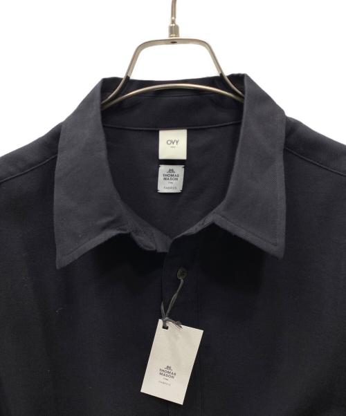 OVY（オヴィー）OVY (オヴィー) THOMAS MASON コットンカシミヤ 長袖シャツ ブラック サイズ:Lの古着・服飾アイテム