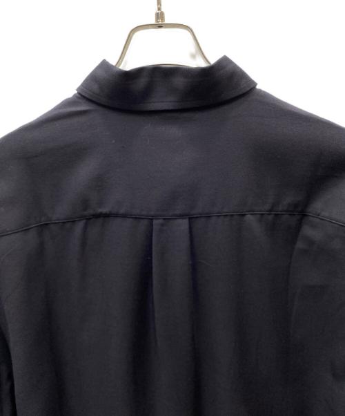 OVY（オヴィー）OVY (オヴィー) THOMAS MASON コットンカシミヤ 長袖シャツ ブラック サイズ:Lの古着・服飾アイテム