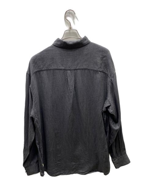 OVY（オヴィー）OVY (オヴィー) THOMAS MASON コットンカシミヤ 長袖シャツ グレー サイズ:Lの古着・服飾アイテム