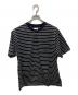 KAJA（カジャ）の古着「HIGH GAUGE BORDER POCKET TEE ボーダーTシャツ」｜ブラック×ホワイト