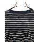 中古・古着 KAJA (カジャ) HIGH GAUGE BORDER POCKET TEE ボーダーTシャツ ブラック×ホワイト サイズ:2：18000円