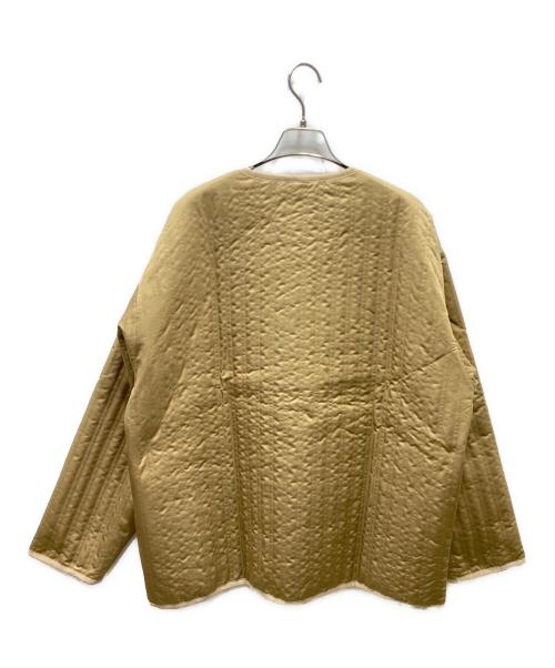 OVY（オヴィー）OVY (オヴィー) LIMONTA Liner Jacket ナイロンライナージャケット ベージュ サイズ:Lの古着・服飾アイテム