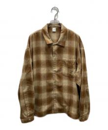 OVY（オヴィー）の古着「Ombre Check Shirt Jacket オンブレチェック シャツ ジャケット」｜ブラウン