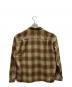 OVY (オヴィー) Ombre Check Shirt Jacket オンブレチェック シャツ ジャケット ブラウン サイズ:L：23000円