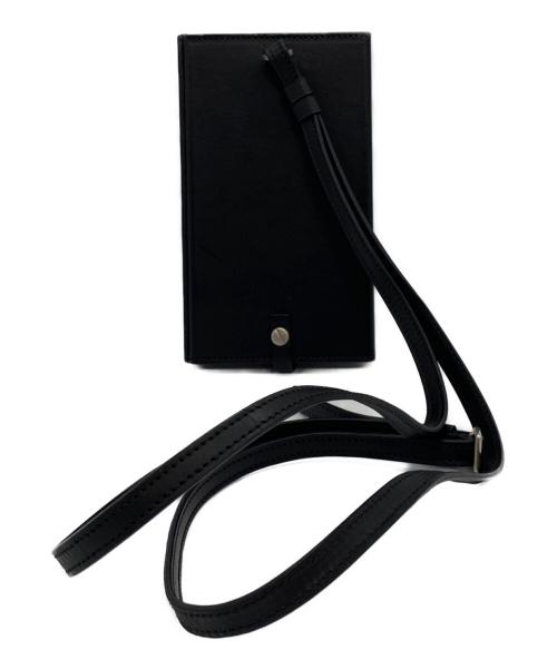 JIL SANDER（ジルサンダー）JIL SANDER (ジルサンダー) MATCH BOX レザー スクエア スライドショルダーバッグ ブラックの古着・服飾アイテム