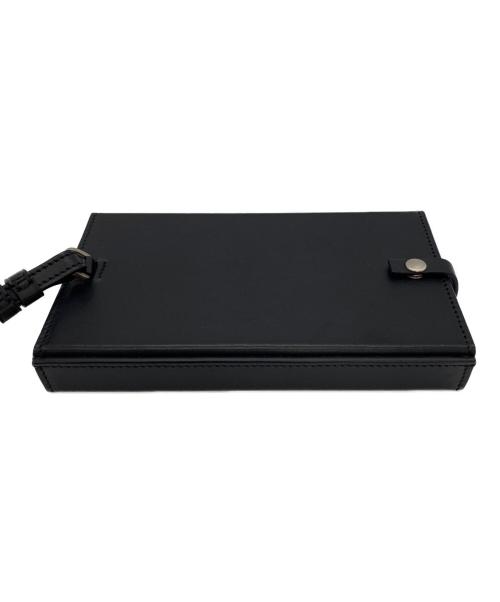 JIL SANDER（ジルサンダー）JIL SANDER (ジルサンダー) MATCH BOX レザー スクエア スライドショルダーバッグ ブラックの古着・服飾アイテム