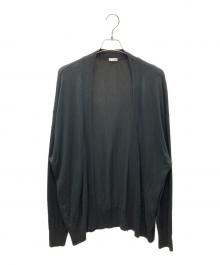 SEEALL（シーオール）の古着「OVERSIZED CARDIGAN トッパーカーディガン」｜ブラック
