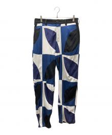 KHOKI（コッキ）の古着「Patched Work Pants Indigo パンツ」｜ブラック×ネイビー