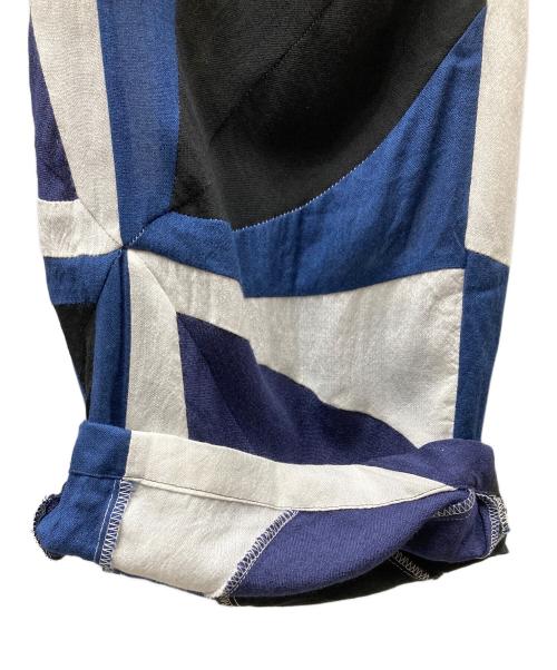 KHOKI（コッキ）KHOKI (コッキ) Patched Work Pants Indigo パンツ ブラック×ネイビー サイズ:SIZE 2の古着・服飾アイテム