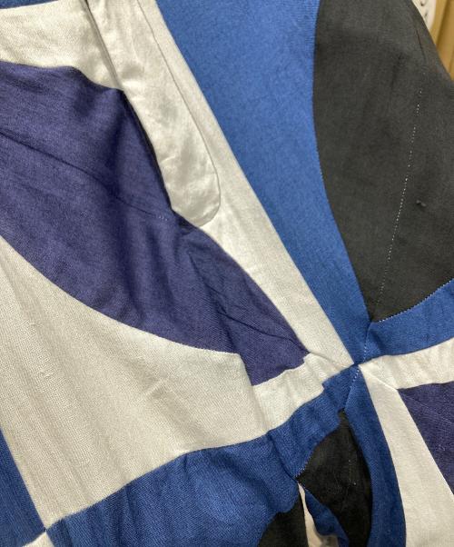 KHOKI（コッキ）KHOKI (コッキ) Patched Work Pants Indigo パンツ ブラック×ネイビー サイズ:SIZE 2の古着・服飾アイテム