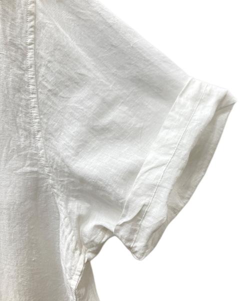 KHOKI（コッキ）KHOKI (コッキ) Cross-stitch shirt 刺繍リネンシャツ ホワイト サイズ:SIZE 3の古着・服飾アイテム
