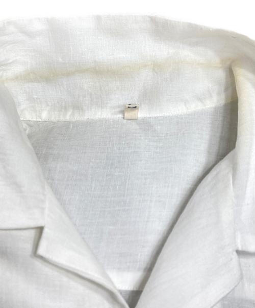 KHOKI（コッキ）KHOKI (コッキ) Cross-stitch shirt 刺繍リネンシャツ ホワイト サイズ:SIZE 3の古着・服飾アイテム