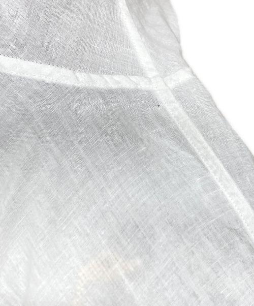 KHOKI（コッキ）KHOKI (コッキ) Cross-stitch shirt 刺繍リネンシャツ ホワイト サイズ:SIZE 3の古着・服飾アイテム