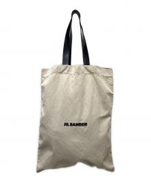 JIL SANDER（ジルサンダー）の古着「ロゴプリント トップハンドル トートバッグ」｜キナリ×ブラック
