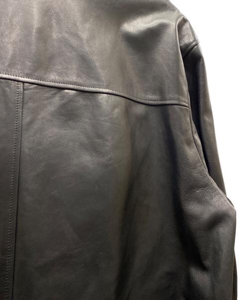 stein（シュタイン）stein (シュタイン) LEATHER CAR JACKET レザーコート ブラック サイズ:Mの古着・服飾アイテム