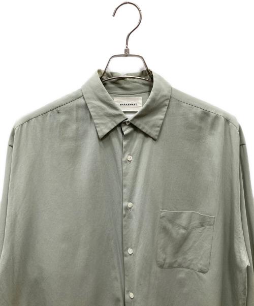 MARKWARE（マーカウェア）MARKWARE (マーカウェア) COMFORT FIT SHIRT コンフォートフィットシャツ グリーン サイズ:2の古着・服飾アイテム