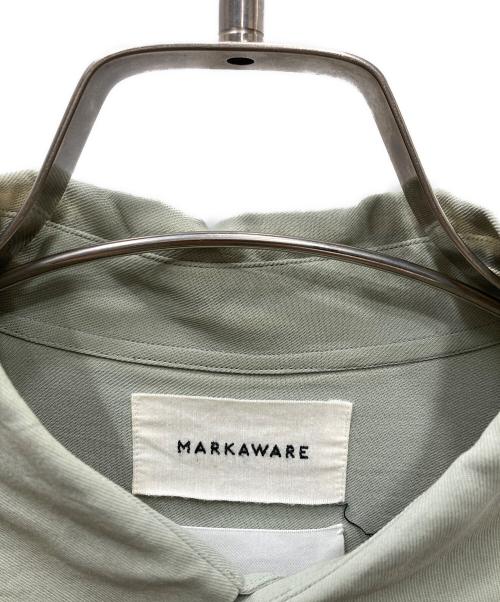 MARKWARE（マーカウェア）MARKWARE (マーカウェア) COMFORT FIT SHIRT コンフォートフィットシャツ グリーン サイズ:2の古着・服飾アイテム
