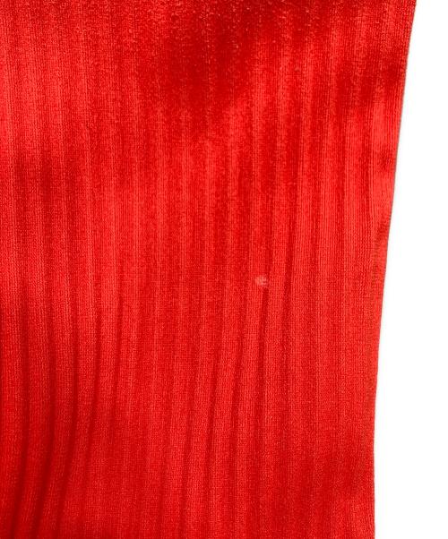 ISSEY MIYAKE me（イッセイ ミヤケ ミー）ISSEY MIYAKE me (イッセイ ミヤケ ミー) プリーツ イージーパンツ レッド サイズ:Lの古着・服飾アイテム