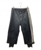Y-3ワイスリー）の古着「M 3 STP GABARDINE WIDE PANTS ワイドパンツ」｜ブラック