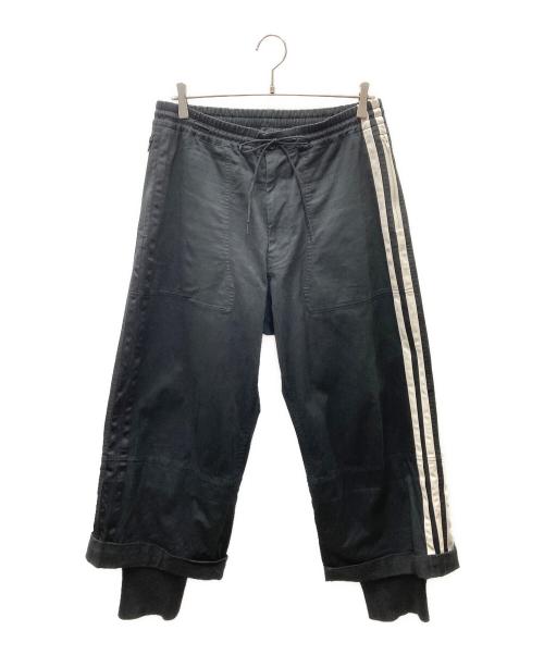 Y-3（ワイスリー）Y-3 (ワイスリー) M 3 STP GABARDINE WIDE PANTS ワイドパンツ ブラック サイズ:SIZE Mの古着・服飾アイテム