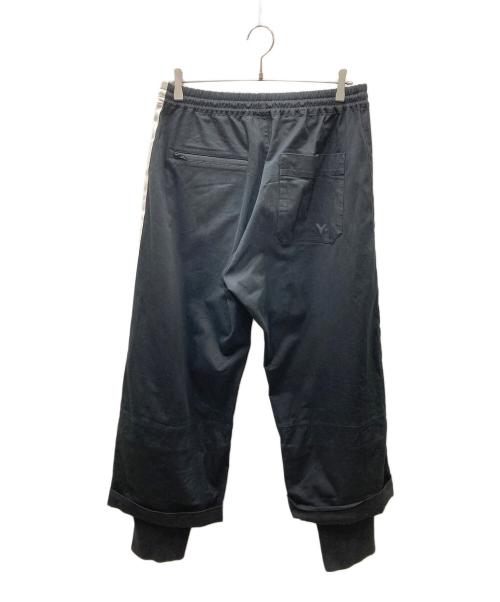 Y-3（ワイスリー）Y-3 (ワイスリー) M 3 STP GABARDINE WIDE PANTS ワイドパンツ ブラック サイズ:SIZE Mの古着・服飾アイテム