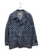 EVISUエヴィス）の古着「家紋柄 デニムジャケット」｜ブルー