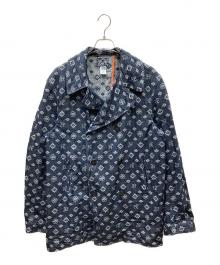 EVISU（エヴィス）の古着「家紋柄 デニムジャケット」｜ブルー